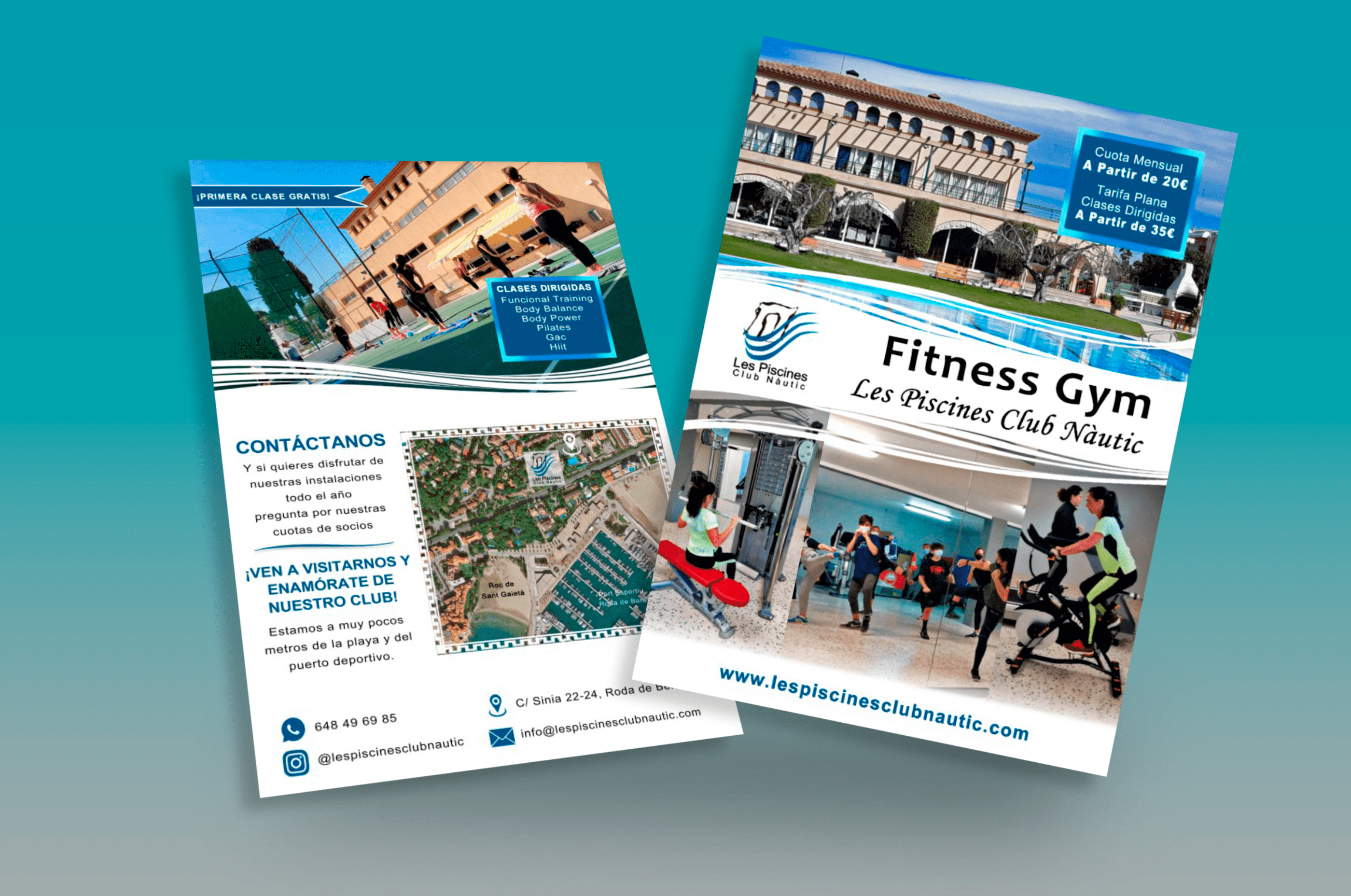 fitness gym les piscines roda de bará creado por negocios con éxito